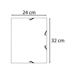 Carpeta 3 solapes A4 Autentik Exacompta blau