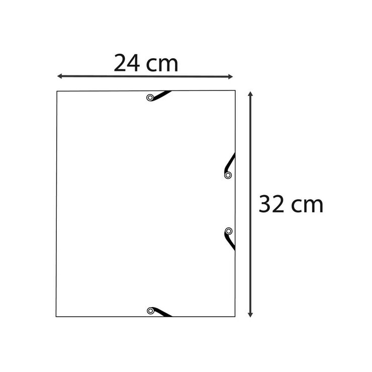 Carpeta 3 solapes A4 Autentik Exacompta blau