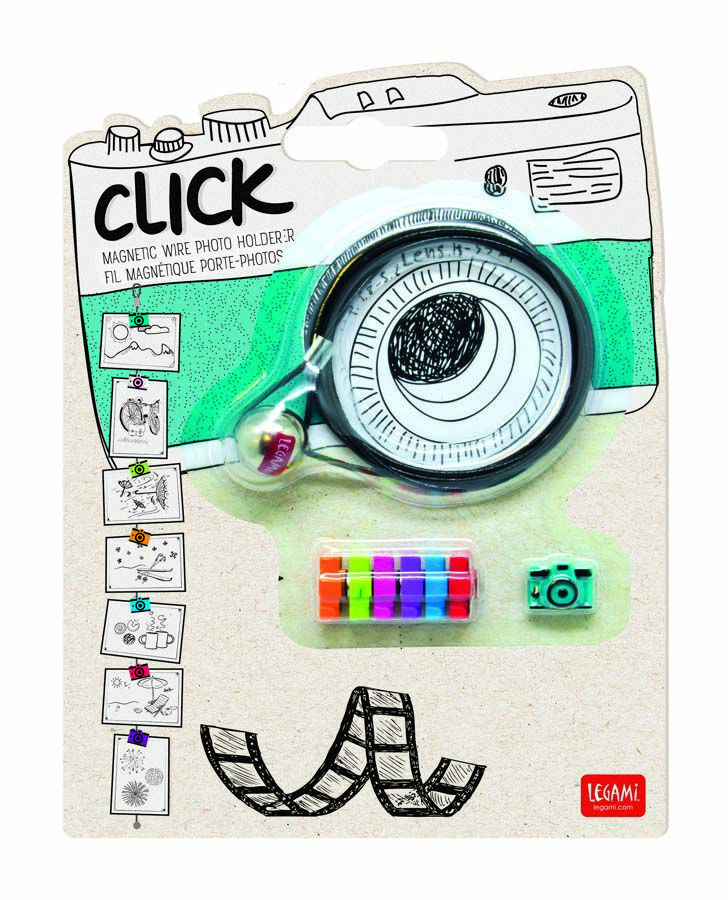 Cable magn&egrave;tic portafotos+clips Legami C&agrave;mera
