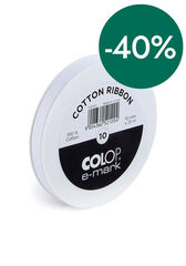 Cinta algodón Colop E-Mark Go 10mm x 25m
