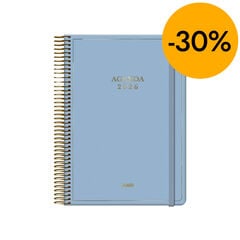 Agenda Dohe Velvet 14x20 dia/p&agrave;g catal&agrave; 2026 blau