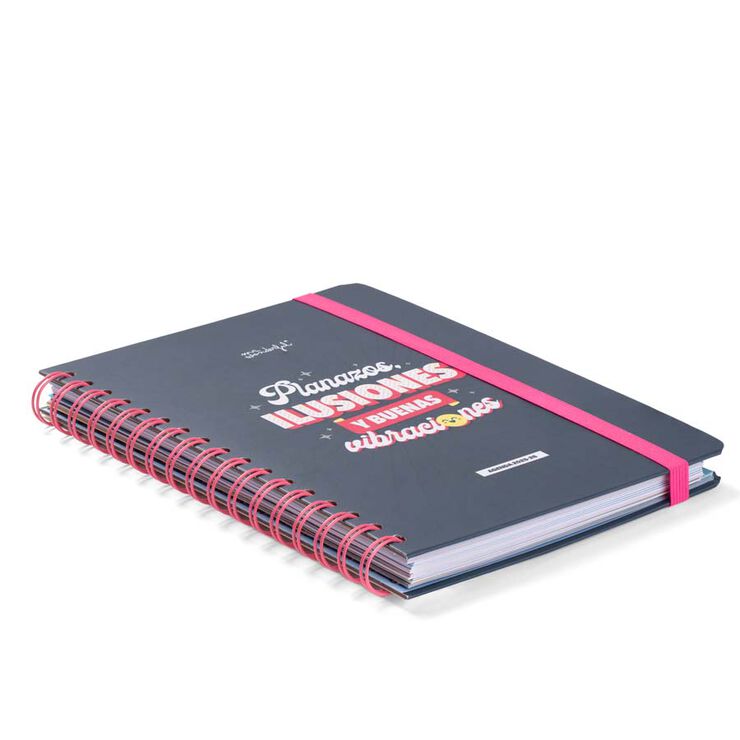 Agenda escolar Mr. Wonderful Wonder sem/vista cas 2025-26 Planazos, ilusiones y buenas vibraciones