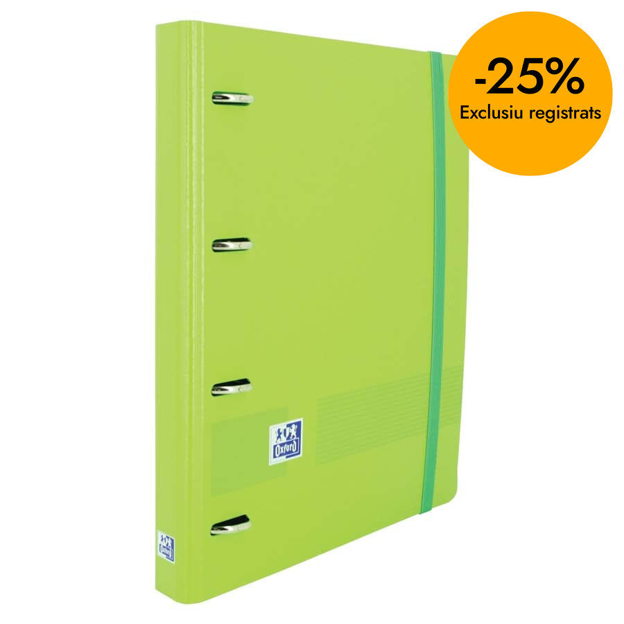 Carpeta Oxford Europeanbinder Live & Go A4 + recambio verde