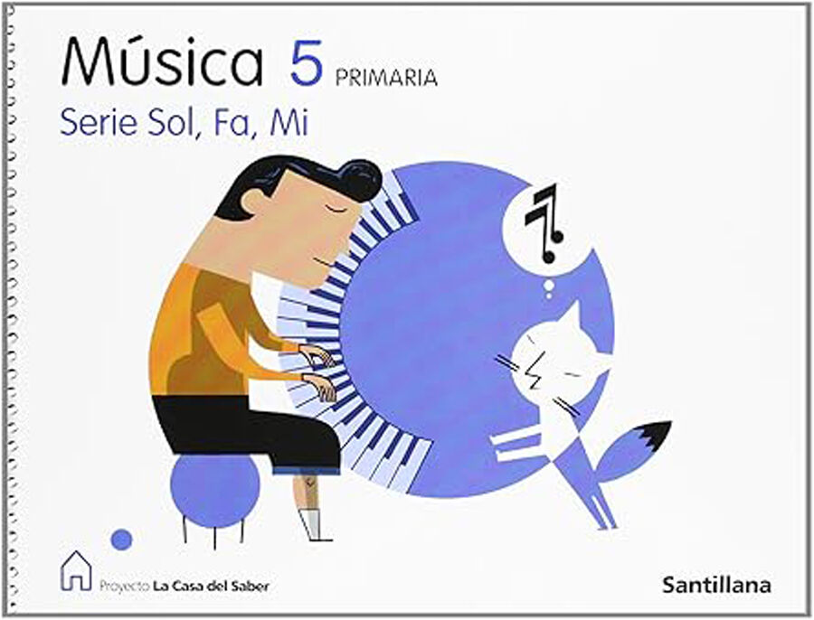 M&uacute;sica/Casa Saber PRIM&Agrave;RIA 5 Santillana Text 9788429473810