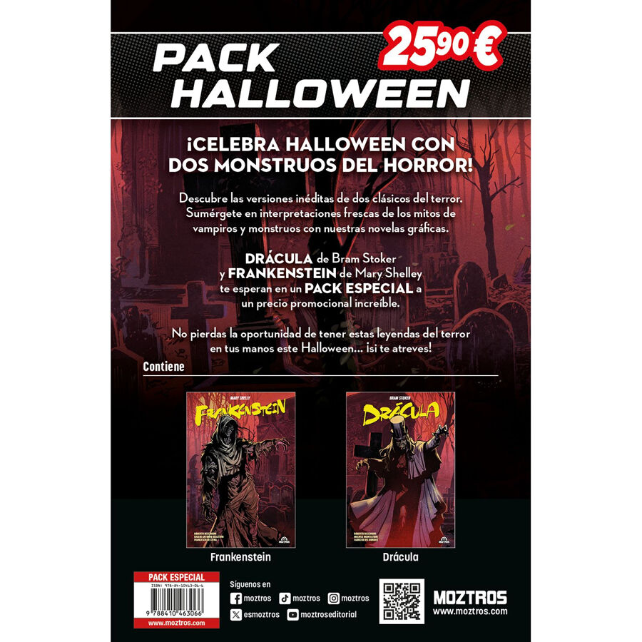Pack Halloween Dracula & Frankenstein