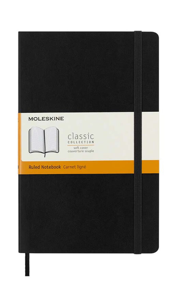 Llibreta Moleskine Soft Pocket Negre Ratlla