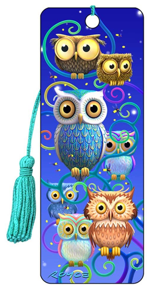 Marcap&aacute;ginas 3D owls