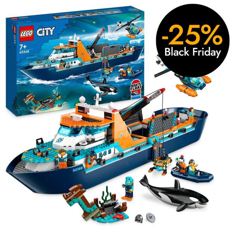 LEGO® City Vaixell Explorador de l'Ártic 60368