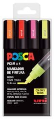 Retoladors Posca PC-5M 1,8-2,5mm fluorescent 4 colors