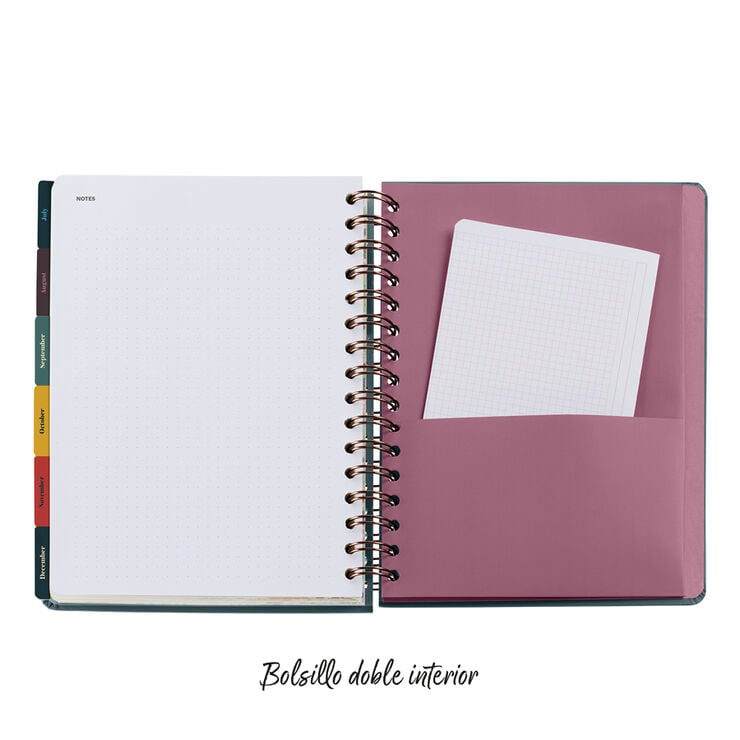 Agenda Miquelrius Plus Wire-O Dia P&agrave;gina Multiling&uuml;e 2027 Zodiac