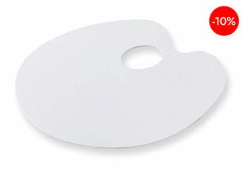 Paleta pl&aacute;stico Faibo blanco