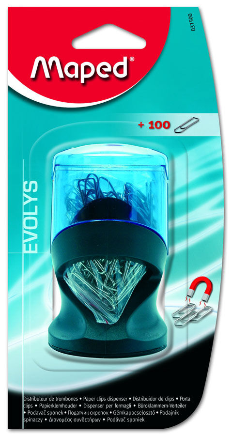 Portaclips magn&eacute;tico + clips Maped