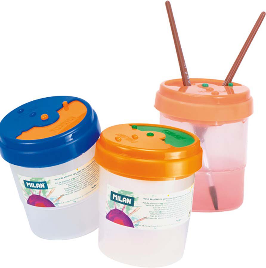 Vaso para limpieza de pinceles Milan