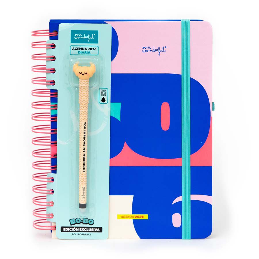 Agenda Mr.Wonderful dia/p&agrave;g 2026 cast Cuando una puerta...