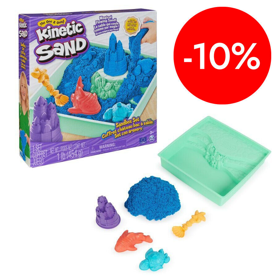 Kinetic Sand caja set azul