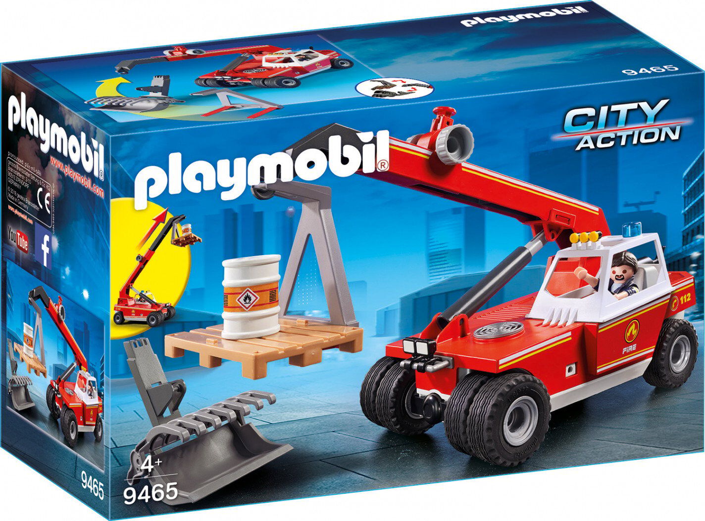 Playmobil City Action Bombers elevador 9465