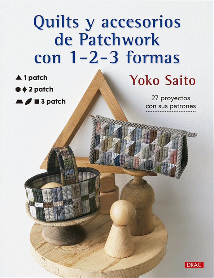 Quilts y accesorios de patchwork con 1-2-3 formas