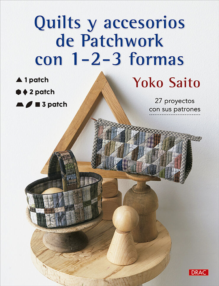 Quilts y accesorios de patchwork con 1-2-3 formas