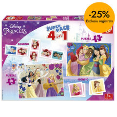 Super Pack Disney Princess 4 en 1