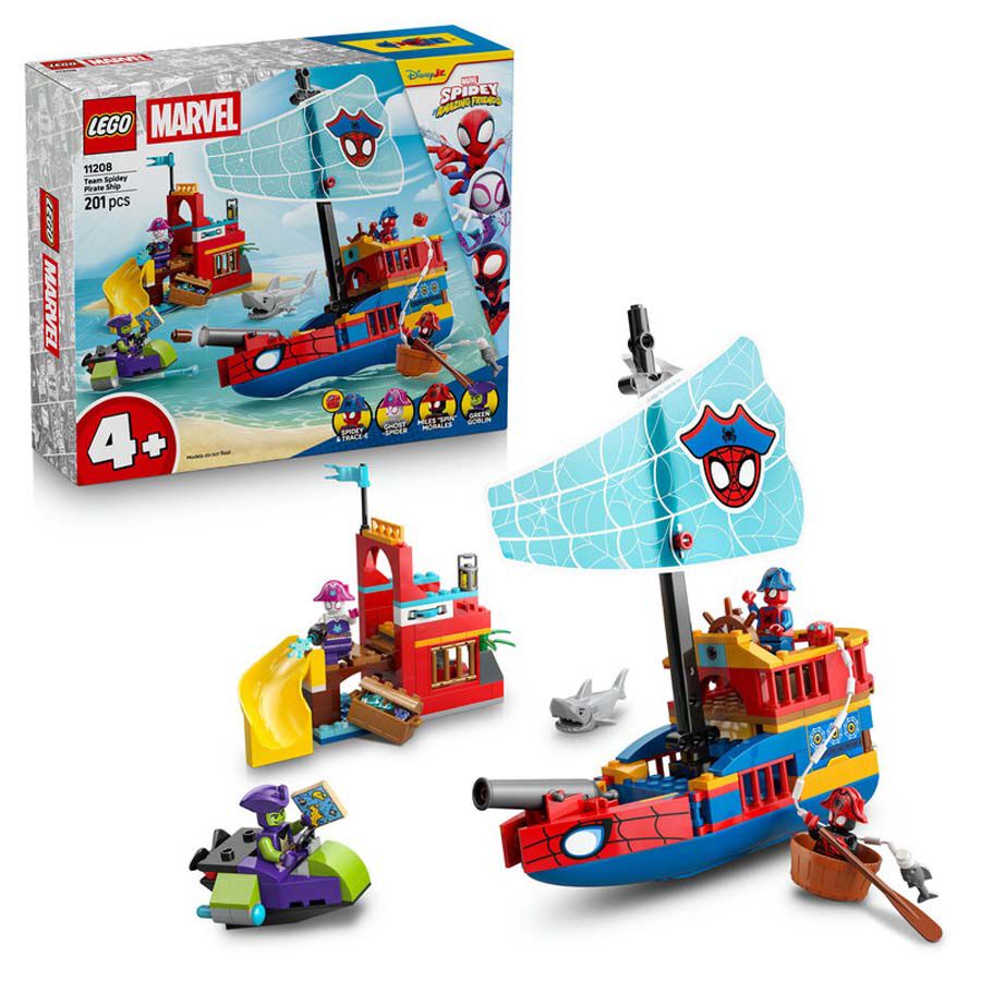 LEGO&reg; Spidey Vaixell Pirata de l&rsquo;Equip Spidey 11208
