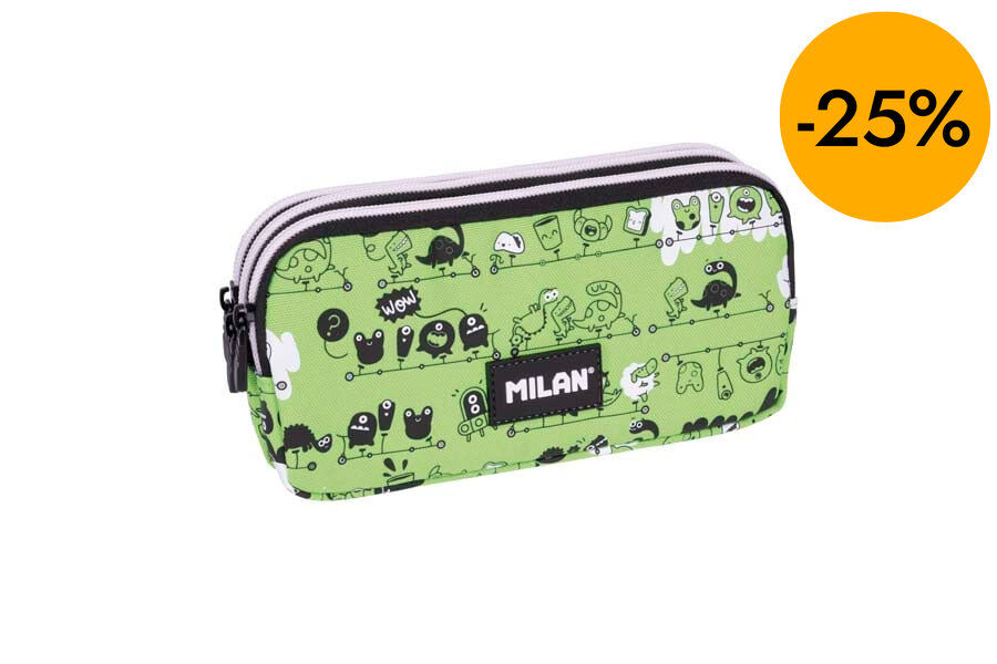 Estuche 3 cremalleras Milan Especial Tandem2