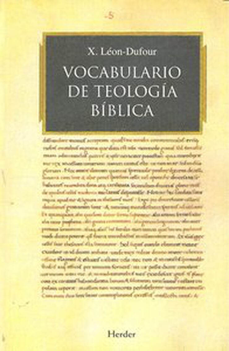 Vocabulario de teología bíblica