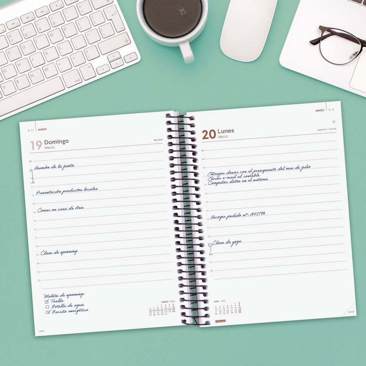 Agenda Opaque E10 1DP 23 Blau Cast