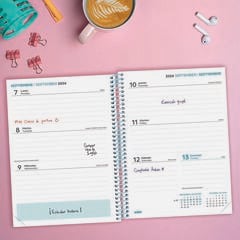 Agenda Escolar Finocam Diva 1/4 Sem/Vista Castellano 2026-27 Spring