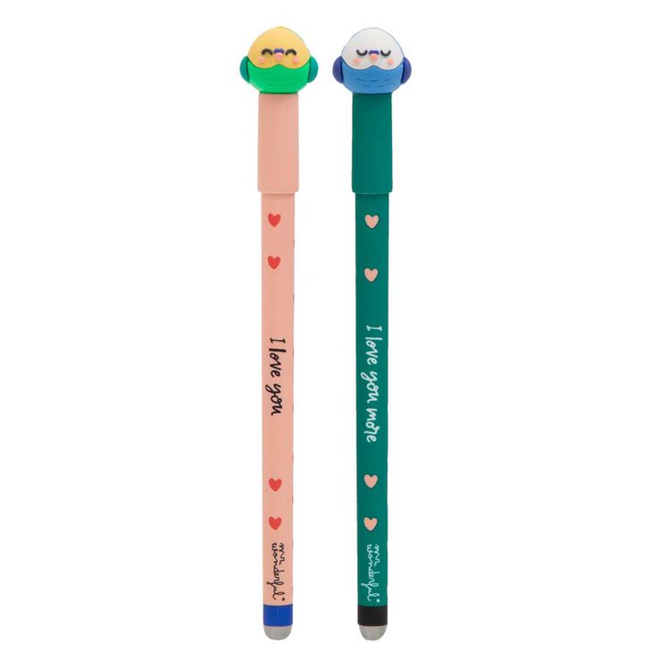 Set 2 Bolígrafs Esborrables I Love you more