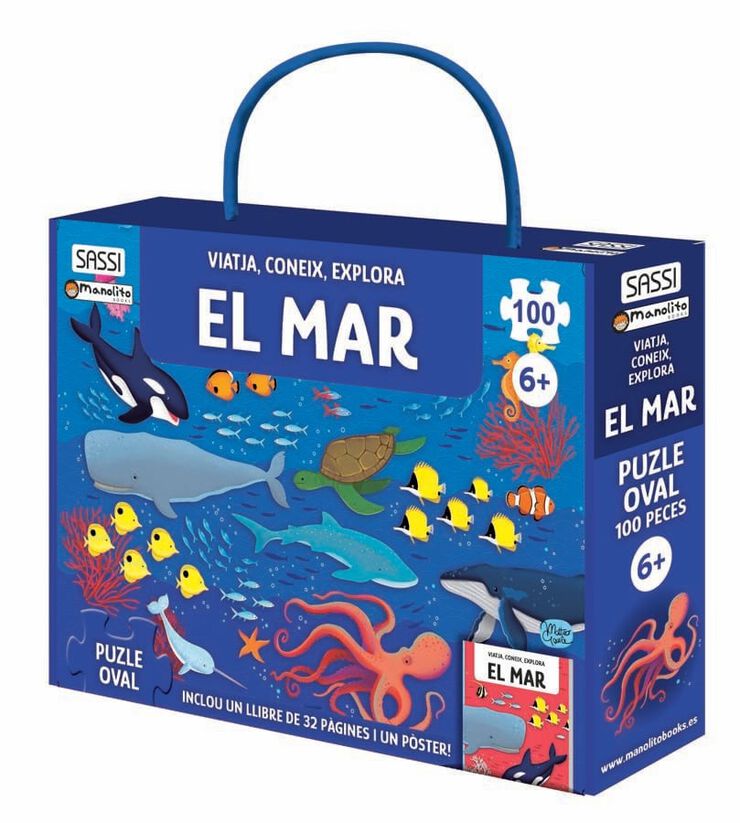 Llibre i Puzle El mar 100 peces
