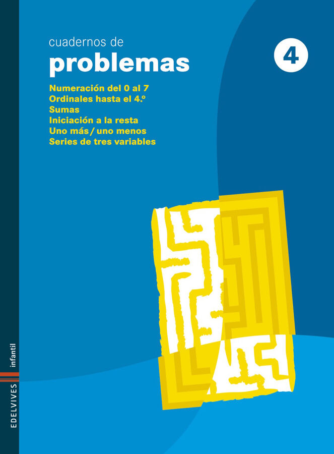 Cuadernos de problemas 4 (Infantil)
