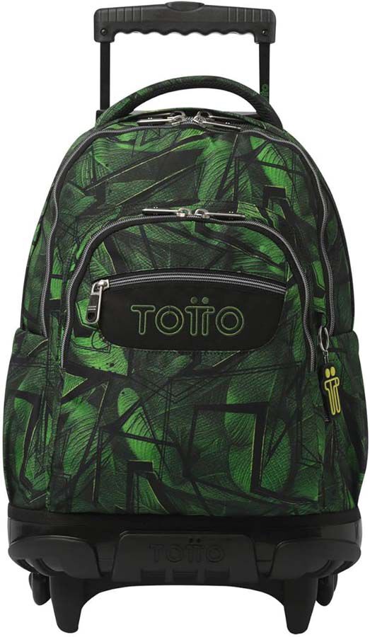 Mochila con ruedas Totto Renglones Jhony Jungle