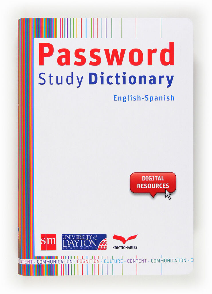 PASSWORD STUDY DICTIONARY. ENGLISH-SPANI SM 9788415478676