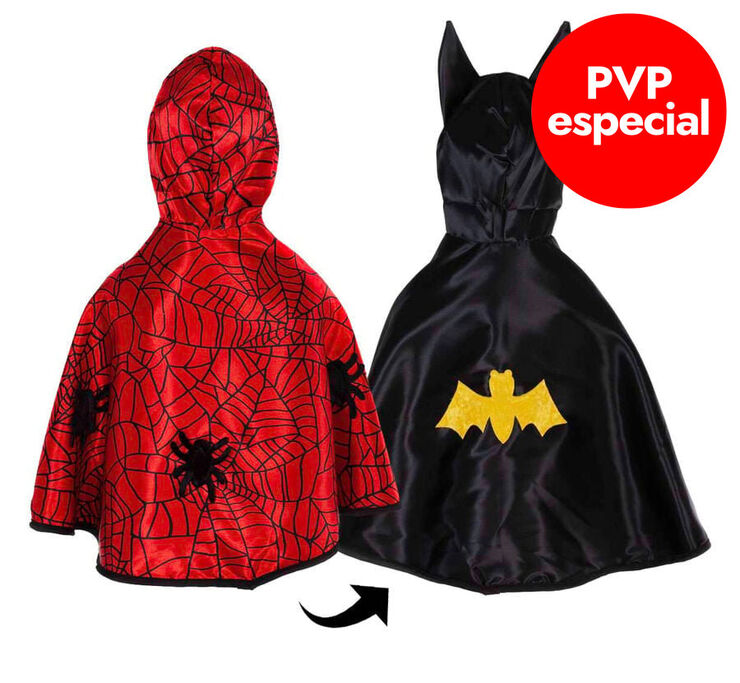 Capa Reversible Batman/Spiderman 2-3 Anys