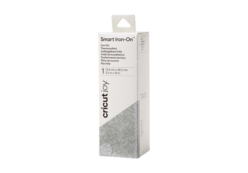 Joy Smart Iron-On 14x48cm plata glitter