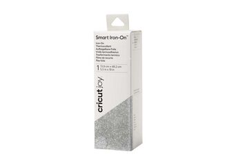 Joy Smart Iron-On 14x48cm plata glitter