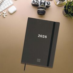 Agenda Finocam 16 mesos Dotted Y10 setm/vista mult 2025-26 negre