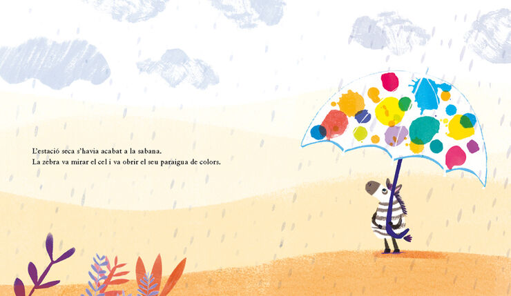 El paraigua de la zebra