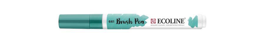 Retolador Ecoline Brush Pen verd turquesa 661