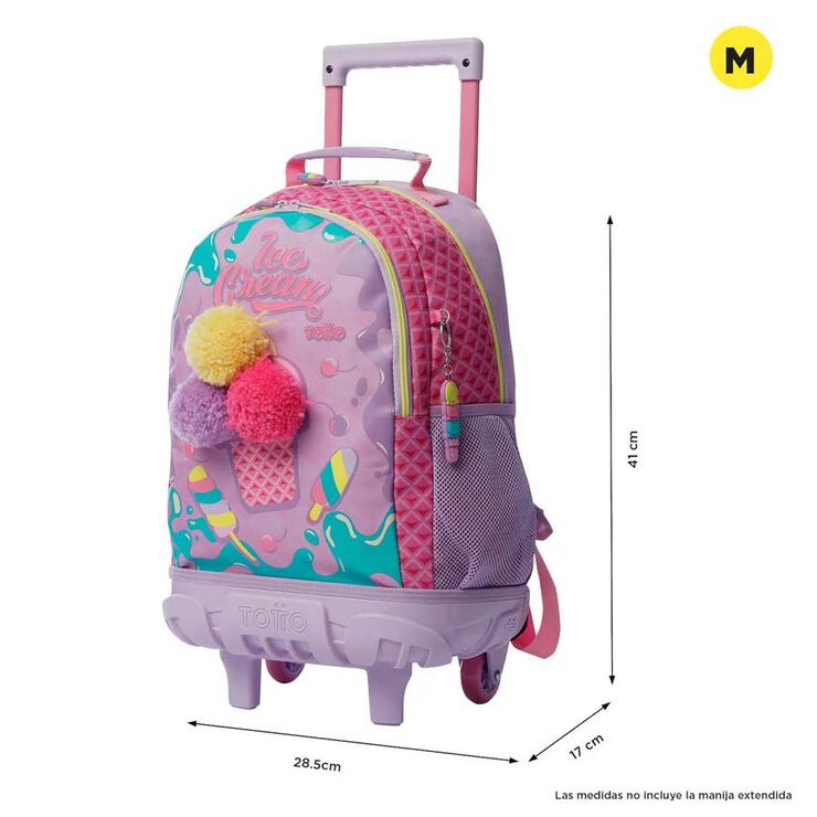 Mochila Ruedas Bomper Ice Pop Totto M