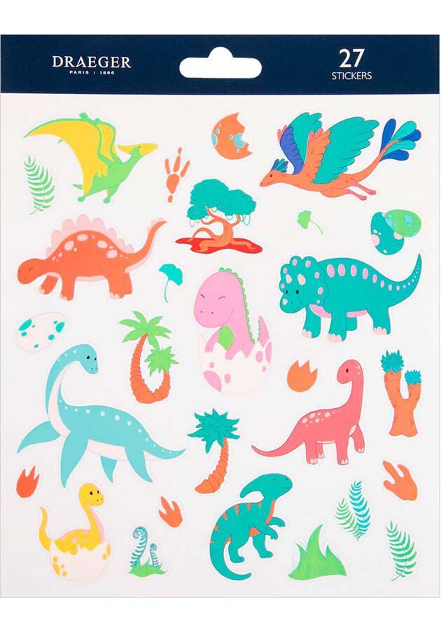 Stickers Draeger Dinosaurio 27u