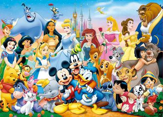 Puzle 100 piezas el maravillosa mundo Disney