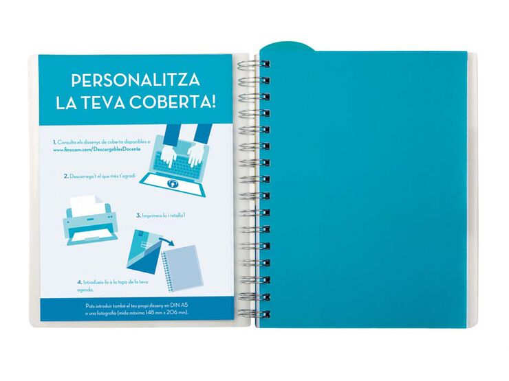 Agenda Magistral Finocam 1/4 SV 23-24 Blau Cat
