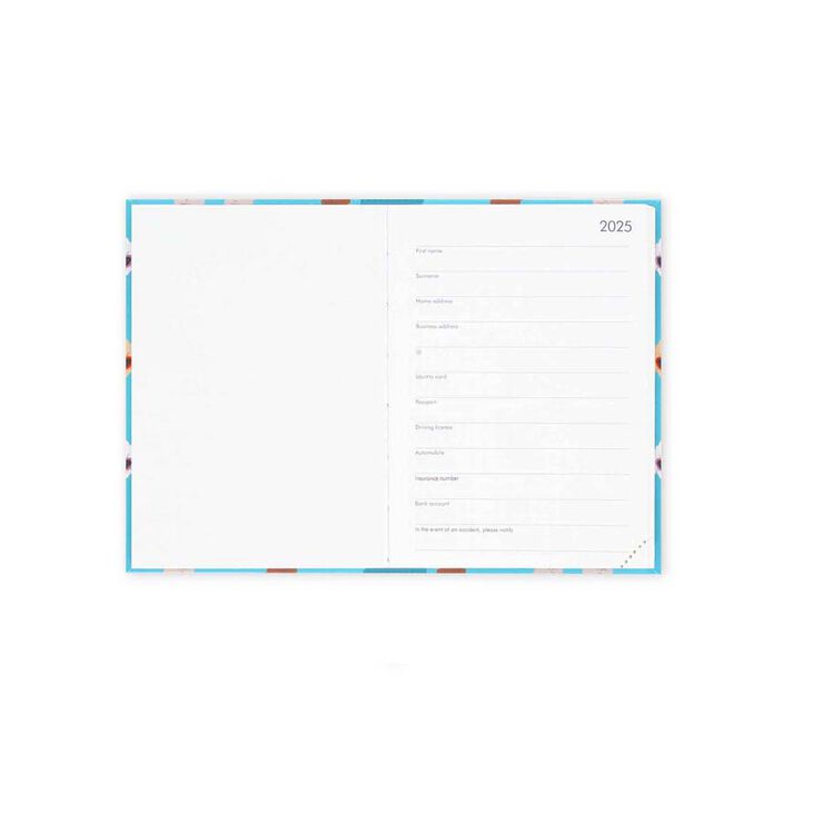 Agenda Legami Mini día/pág mult 2025 Sky Blue