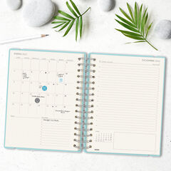 Agenda Finocam Haiku D&iacute;a P&aacute;gina 2027 Castellano Azul