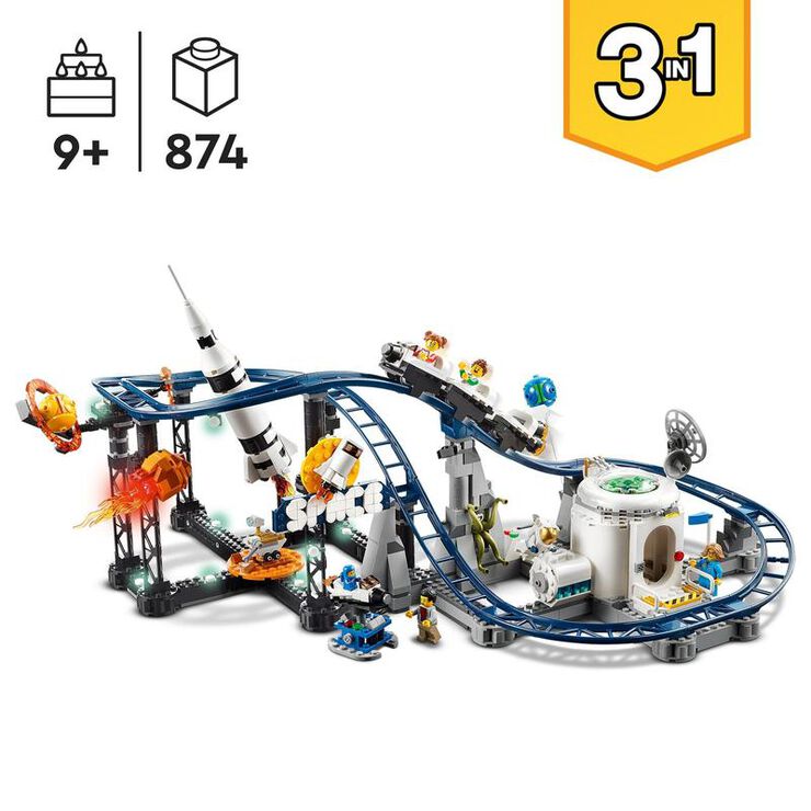 LEGO® Creator 3en1 Muntanya Rusa Espacial 31142