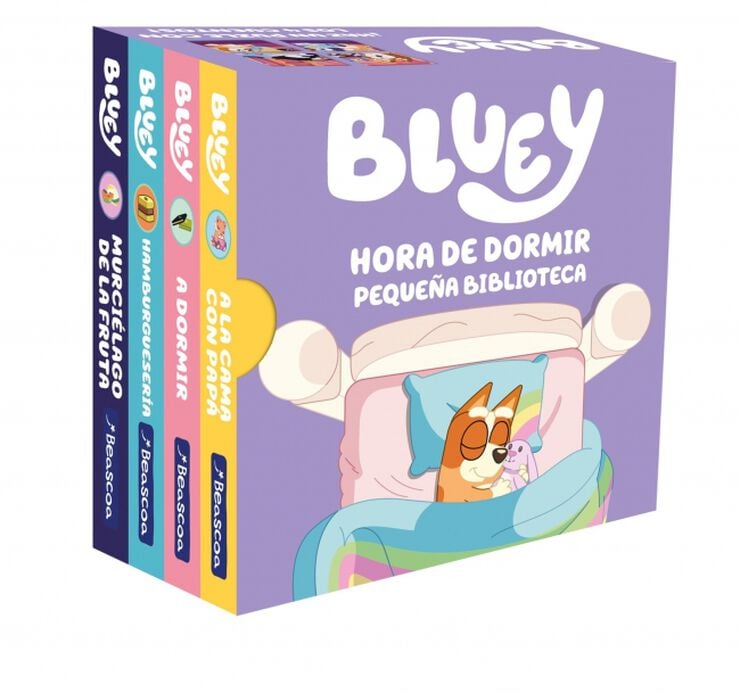 Bluey. Libro juguete - Hora de dormir. Peque&ntilde;a biblioteca (edici&oacute;n en espa&ntilde;ol)