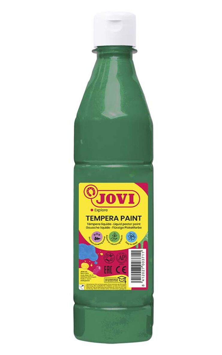 T&eacute;mpera Jovi 500ml verd fosc