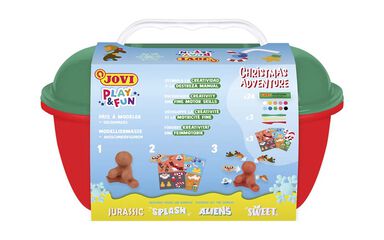 Cofre Plastilina Jovi Navidad Play & Fun