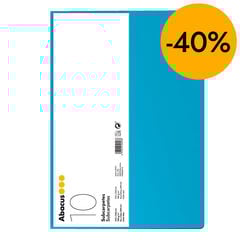 Subcarpeta Abacus A4 180g azul 10u